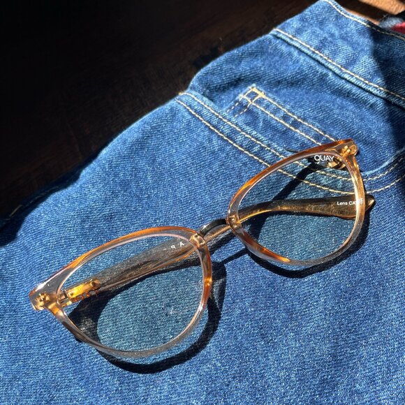 QUAY AUSTRALIA “Rumours” Cat Eye Blue Light Glasses (Champagne) – NWT 🥂✨ - Picture 8 of 11